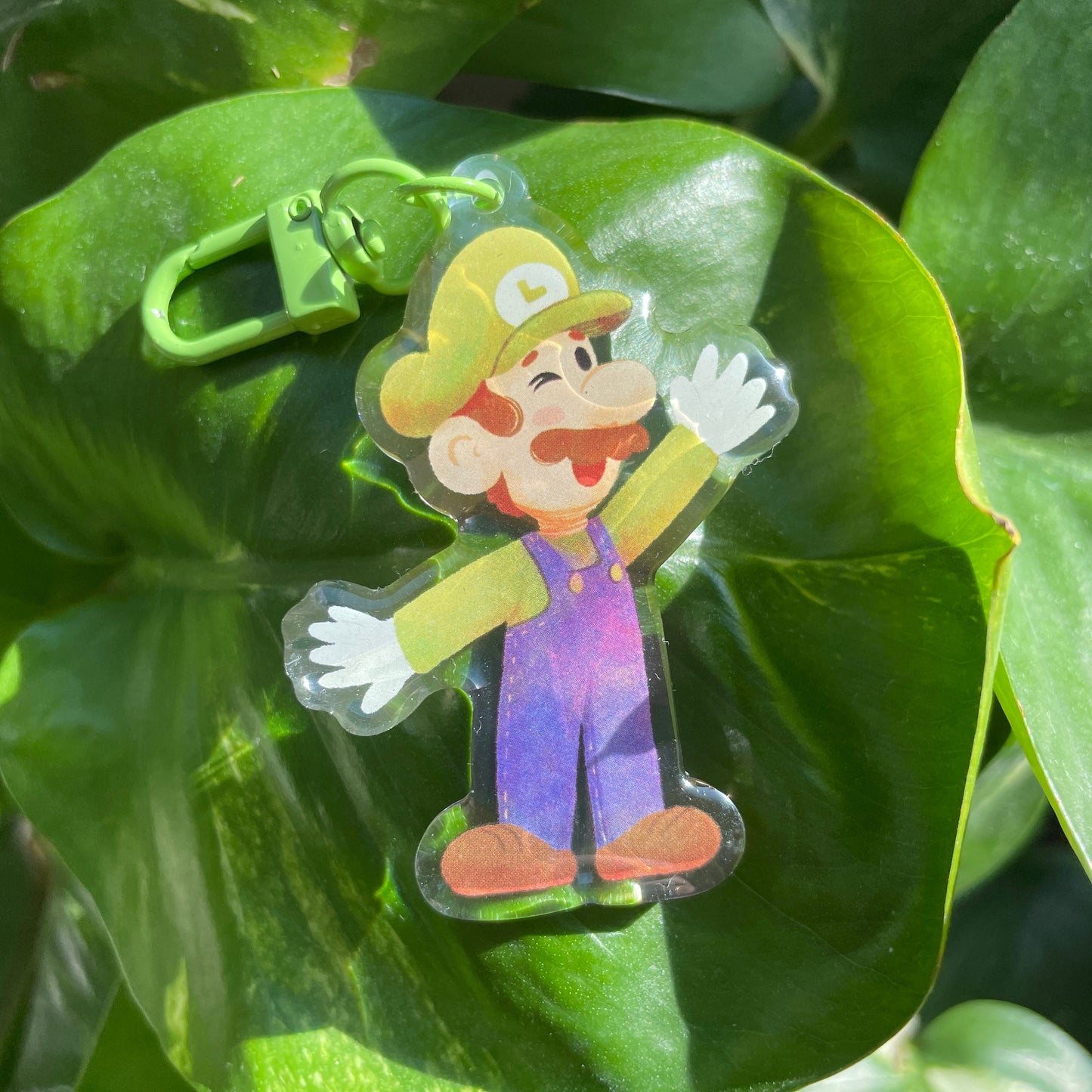 Llavero Luigi | Keyring Keychain Acrilico colgante regalo llaves mochila Keychain