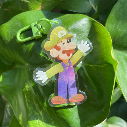 Llavero Luigi | Keyring Keychain Acrilico colgante regalo llaves mochila Keychain