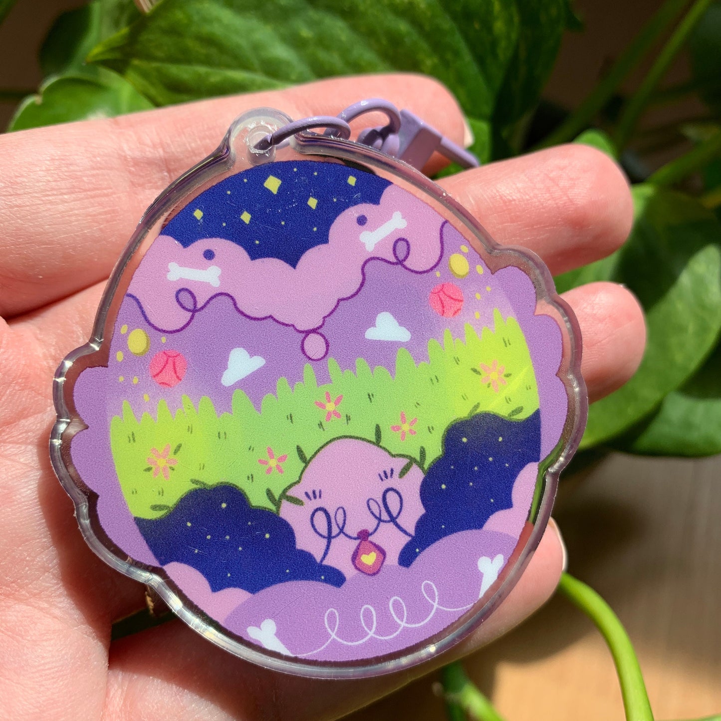 Llavero perro fanart | Tamagotchi shaker