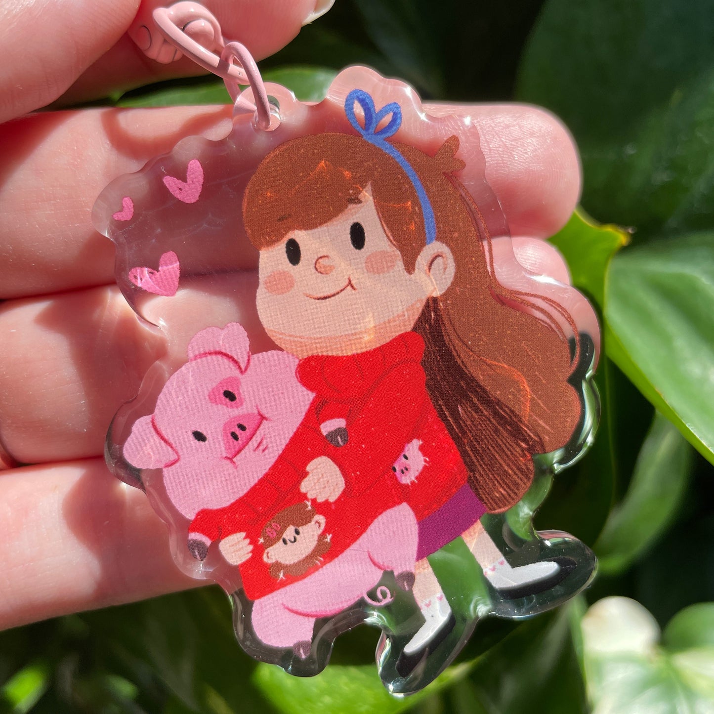 Mabel Gravity Falls Keychain Keyring |  llavero | Fanart colgante regalo llaves mochila