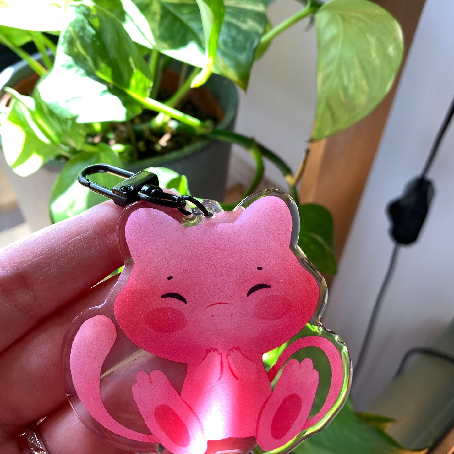Mew-Poke Keyring | llavero | Fanart colgante regalo llaves mochila