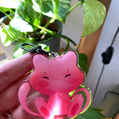 Mew-Poke Keyring | llavero | Fanart colgante regalo llaves mochila