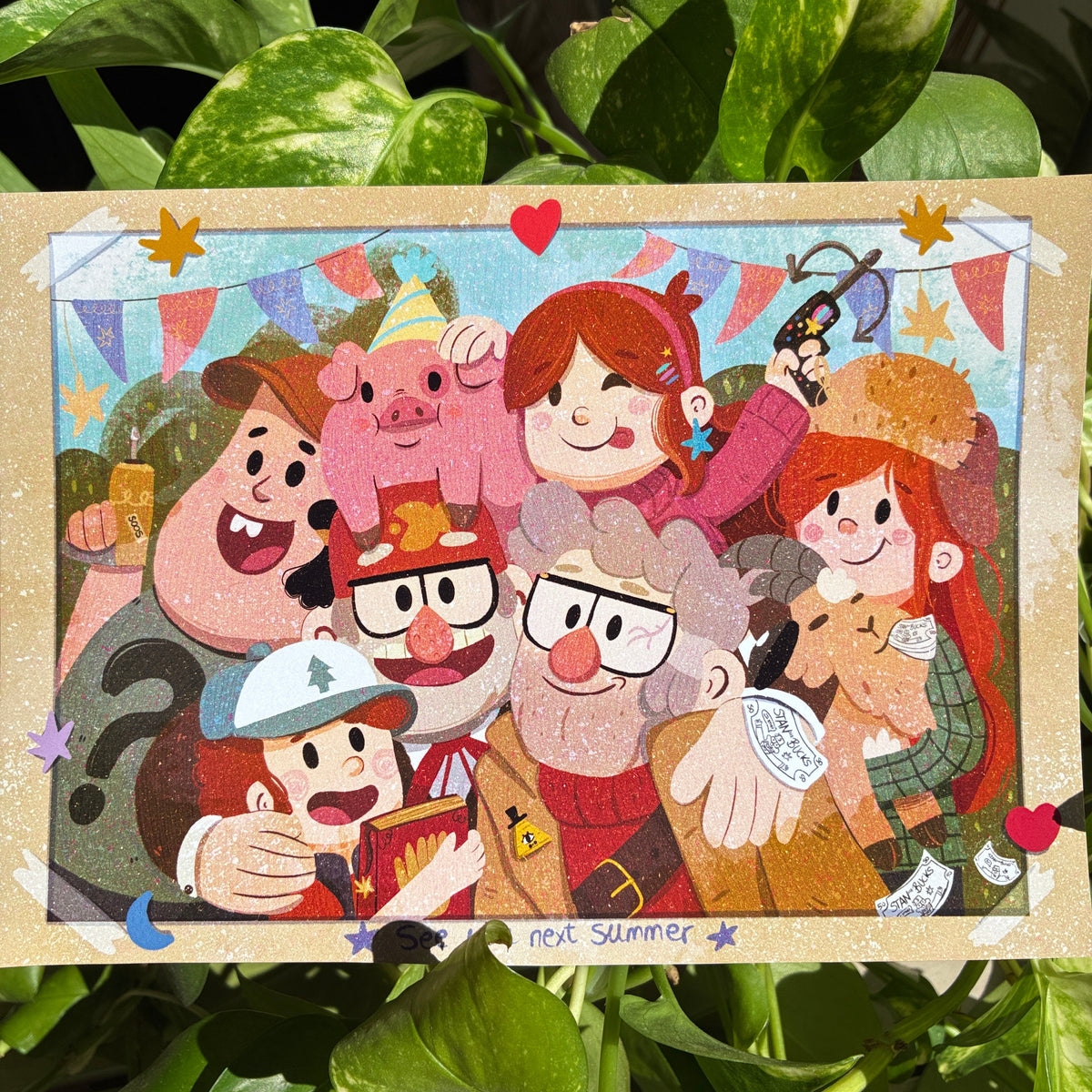 Print Gravity Falls End Summer, Fanart, Ilustración impresa de la colección "Gravity Falls"