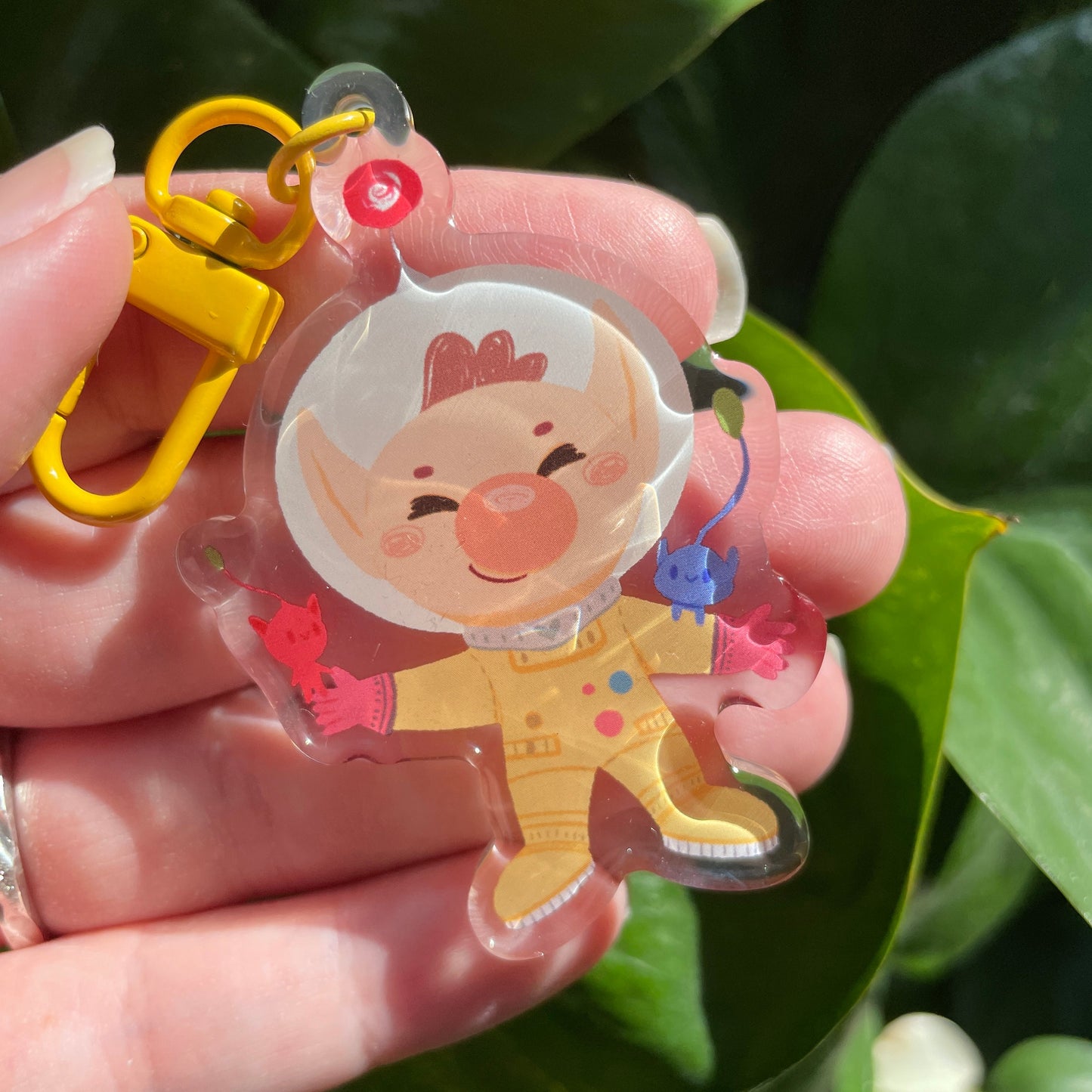Llavero Olimar | Capitan Olimar Pikmin Keyring Keychain Acrilico colgante regalo llaves mochila Keychain