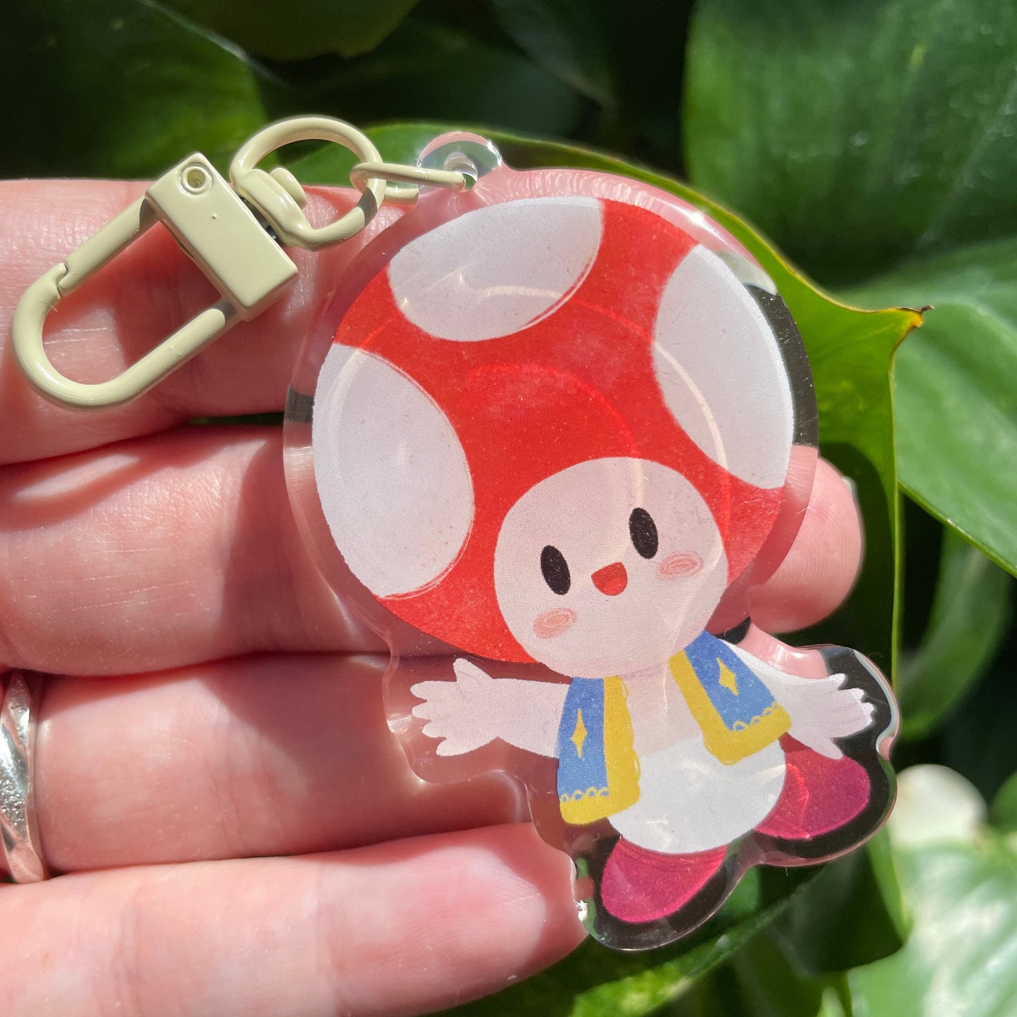 Llavero Toad | Keyring Keychain Acrilico colgante regalo llaves mochila Keychain
