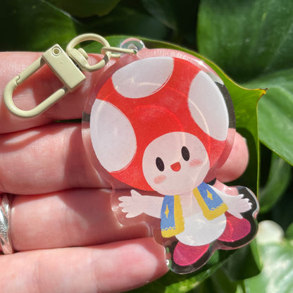 Llavero Toad | Keyring Keychain Acrilico colgante regalo llaves mochila Keychain