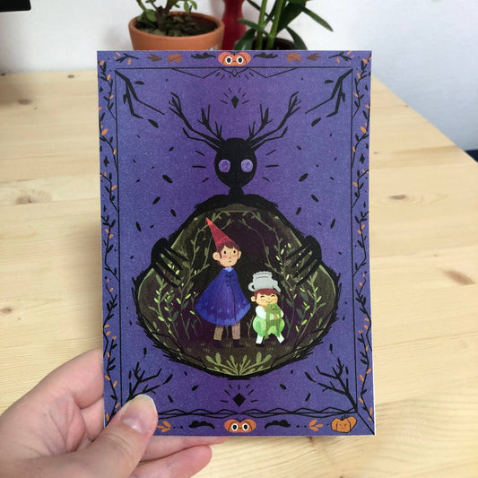 Print Más Allá del Jardín | Fanart Over the garden wall | Ilustración | Lámina ilustrada | Netflix