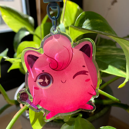 Jigglypuff-Poke Keyring | llavero | Fanart colgante regalo llaves mochila