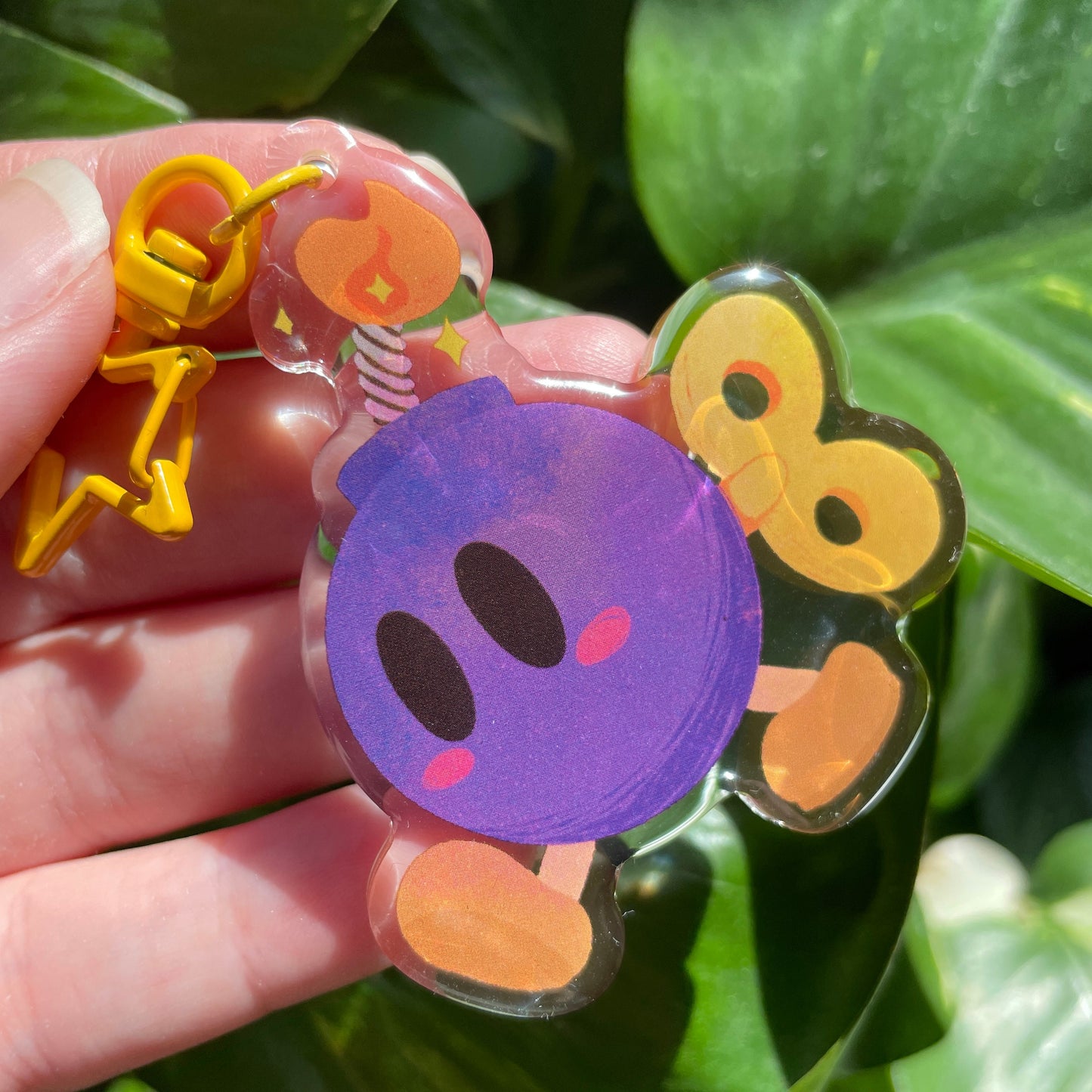 Llavero Bob-Omb | Keyring Keychain Acrilico colgante regalo llaves mochila Keychain