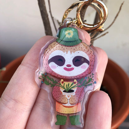 Leif Keyring | Gandulio llavero | Animal Crossing Llavero | New Horizons | Llavero colgante regalo llaves mochila Keychain