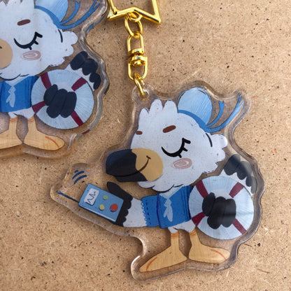 Gulliver Keyring | Gulliver llavero | Animal Crossing Llavero | New Horizons | Llavero colgante regalo llaves mochila Keychain