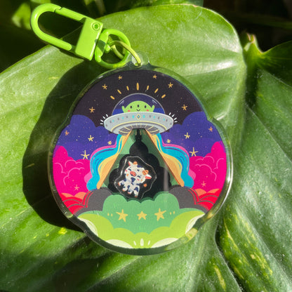 Shaker Vaquita Aliens Llavero, Tamagotchi shaker Keychain