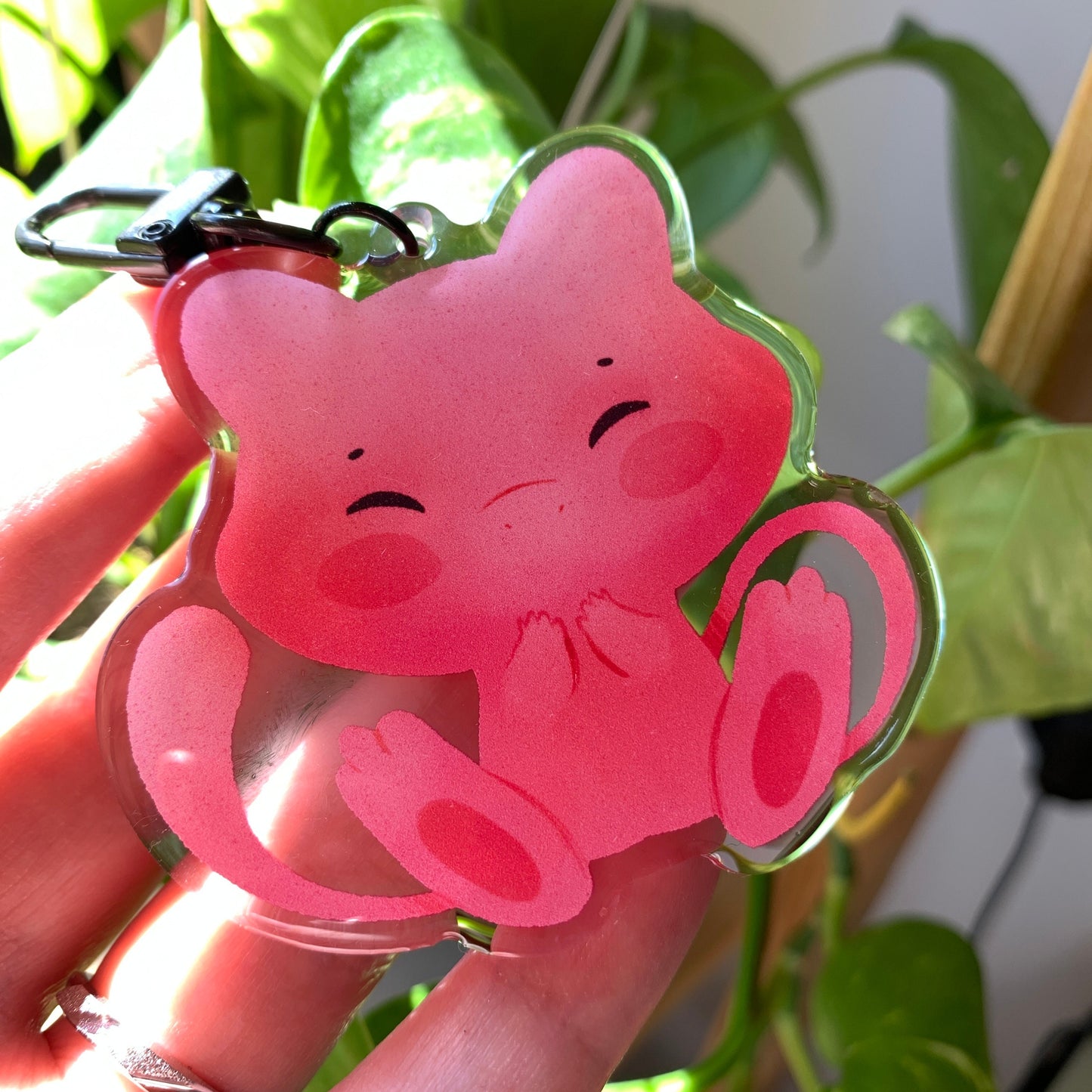 Mew-Poke Keyring | llavero | Fanart colgante regalo llaves mochila