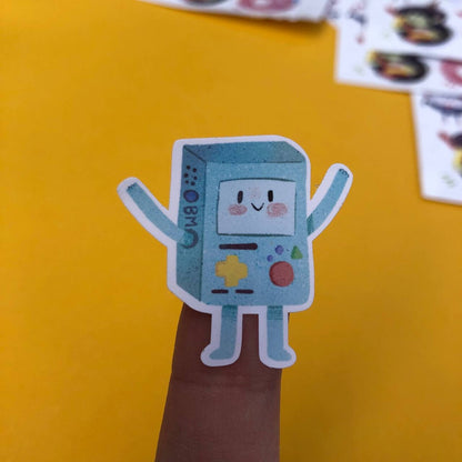 Pegatinas Hora de Aventuras Adventure Time | Hoja de pegatinas stickers decoración | Pack de pegatinas precortadas