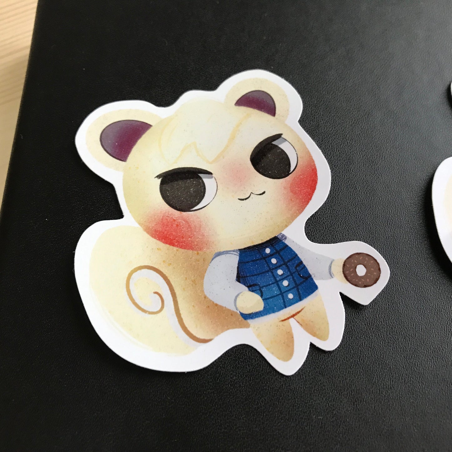 Pegatina Munchi Animal Crossing New Horizons | Cuaderno Decoración iPad Portatil Stickers Removible