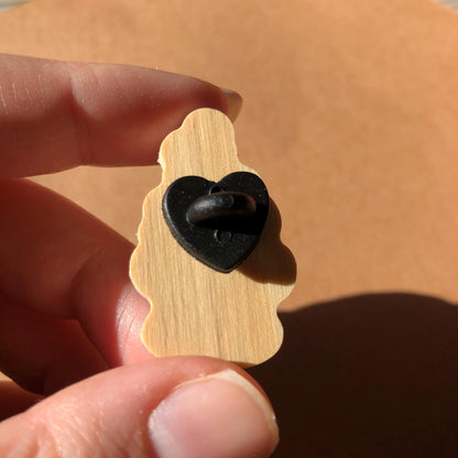 Over The Garden Wall Doble Pin de madera natural, Wirt & Greg OTGW