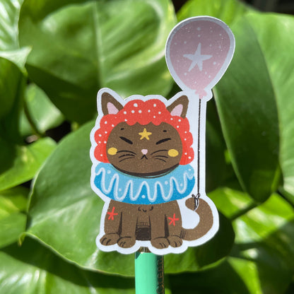 Clown | Hoja de pegatinas stickers decoración payasos | Pack de pegatinas precortadas