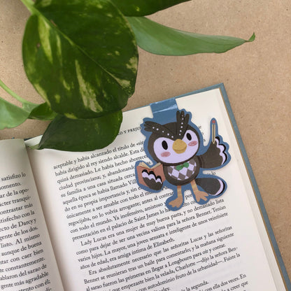 Socrates Blathers Animal Crossing Marcapáginas | Separador magnético Punto de Libro | Hecho a mano Handmade | Animal Crossing New Horizons