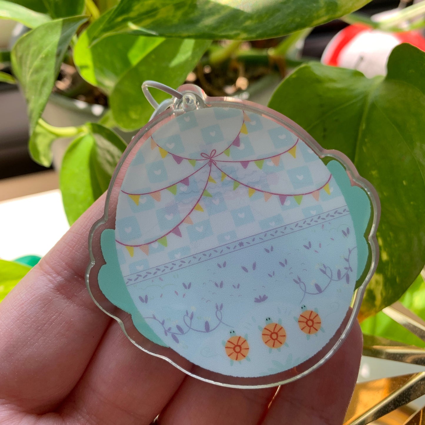 Llavero perro caseta gris | Tamagotchi shaker