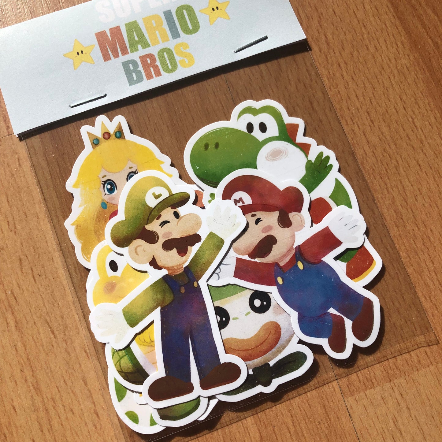 Pack Pegatinas Super Mario Bros | Stickers Pack | Fanart Nintendo