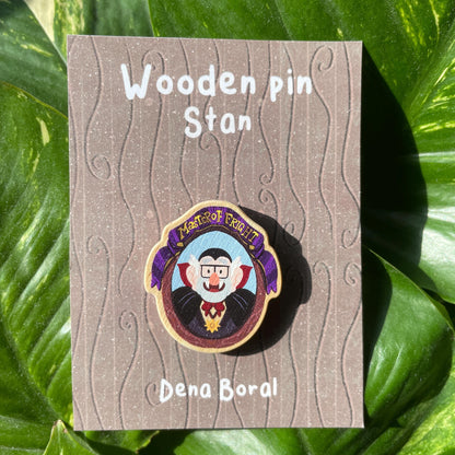 Summerween Stan Pines Gravity Falls Pin de Madera Natural
