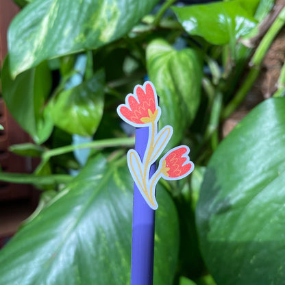 Flowers | Hoja de pegatinas stickers decoración | Pack de pegatinas precortadas