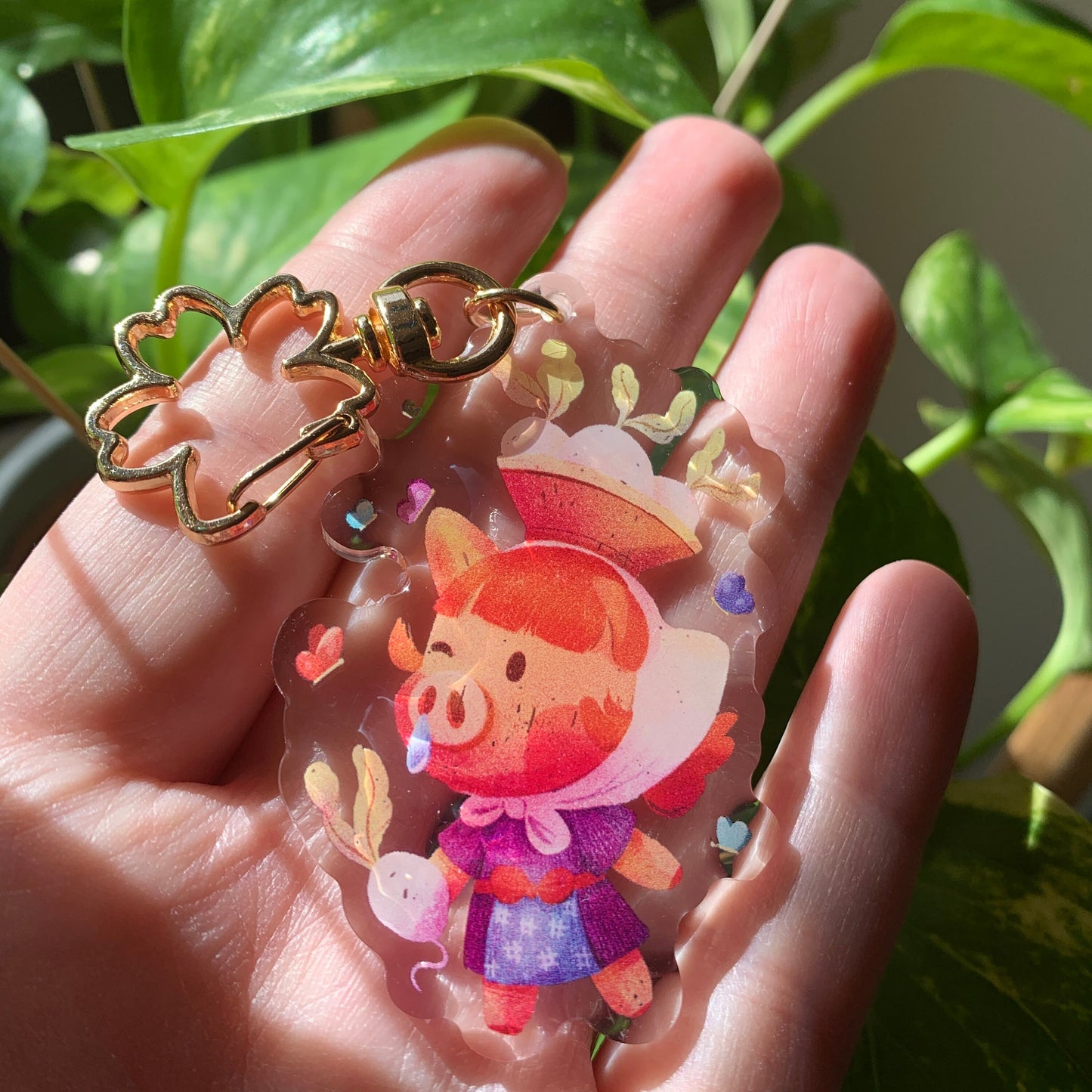 Daisy Mae Keyring | Juliana llavero | Animal Crossing Llavero | New Horizons | Llavero colgante regalo llaves mochila Keychain