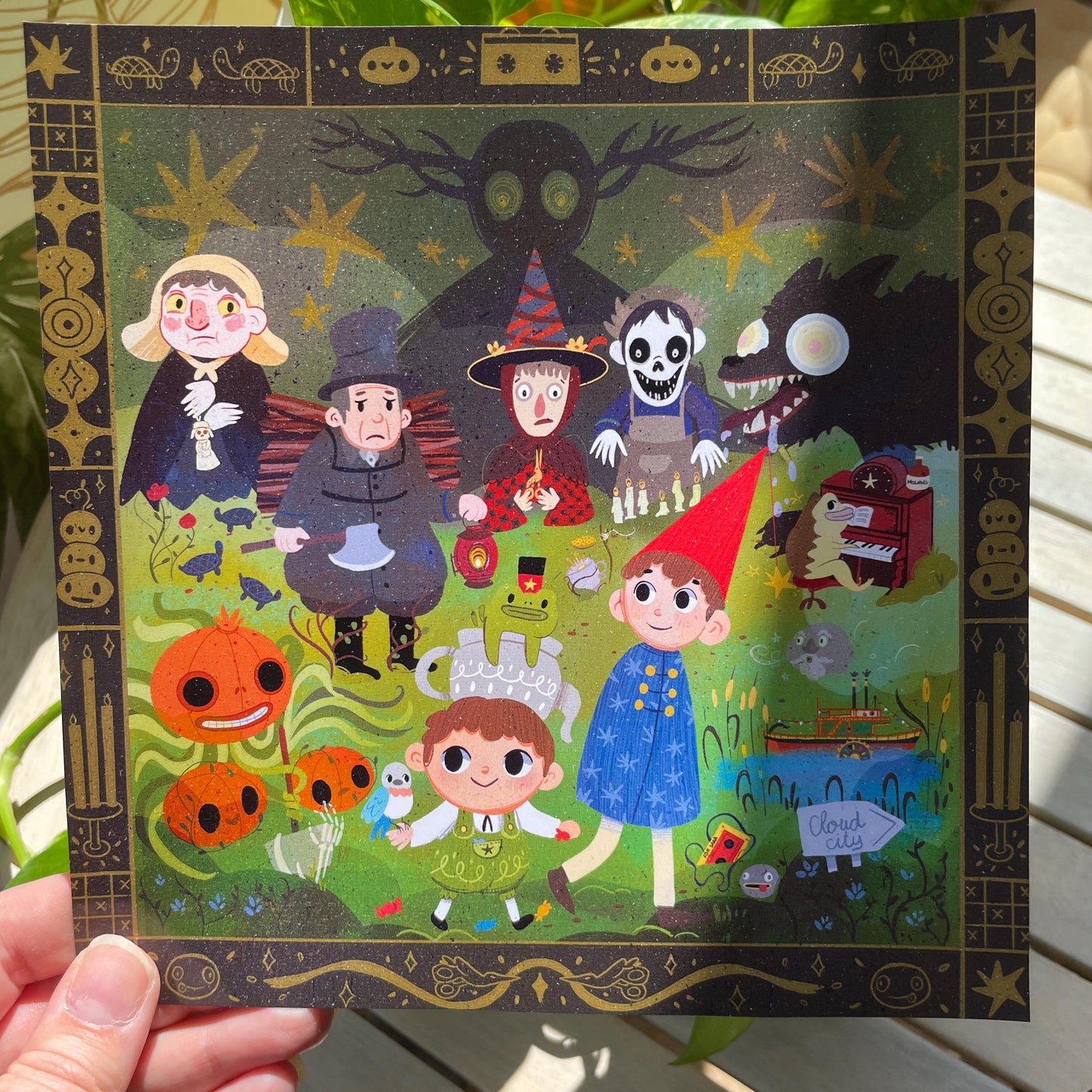 Print Over The Garden Wall World:  Fanart de la colección de ilustraciones "Over The Garden Wall"