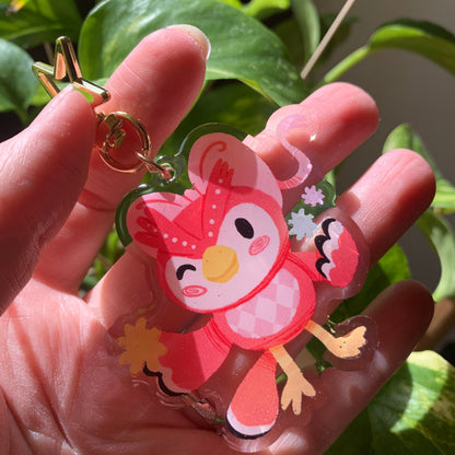Celeste Keyring | Celeste llavero | Animal Crossing Llavero | New Horizons | Llavero colgante regalo llaves mochila Keychain