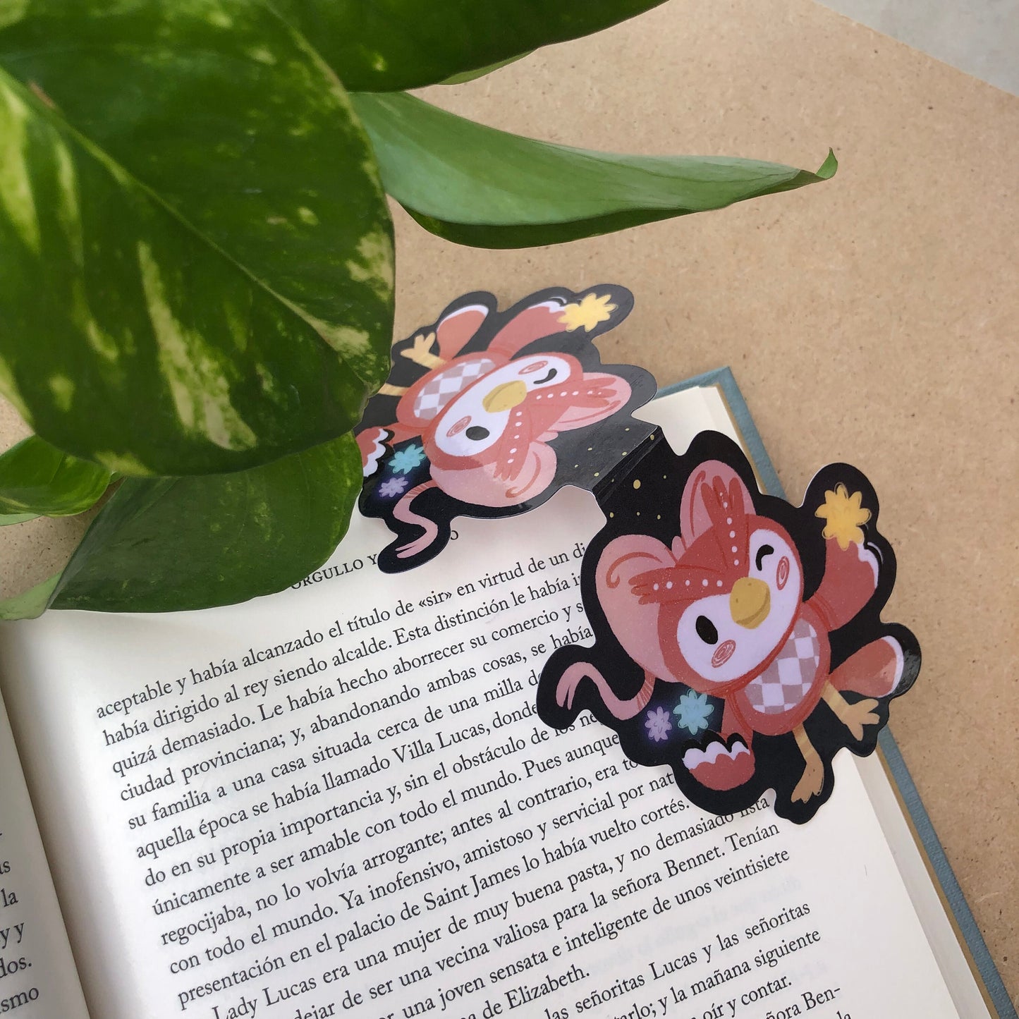 Celeste Animal Crossing Marcapáginas | Separador magnético Punto de Libro | Hecho a mano Handmade