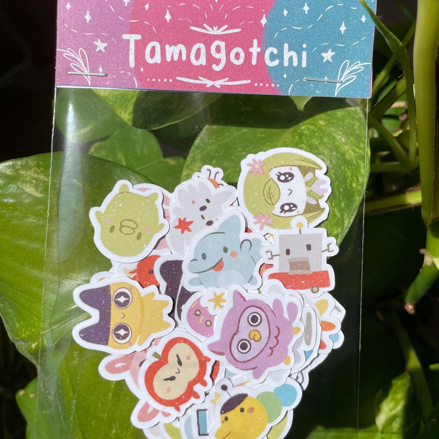 Pack Pegatinas Tamagotchi, Stickers Pack Fanart de la colección "Tamagotchi Paradise"