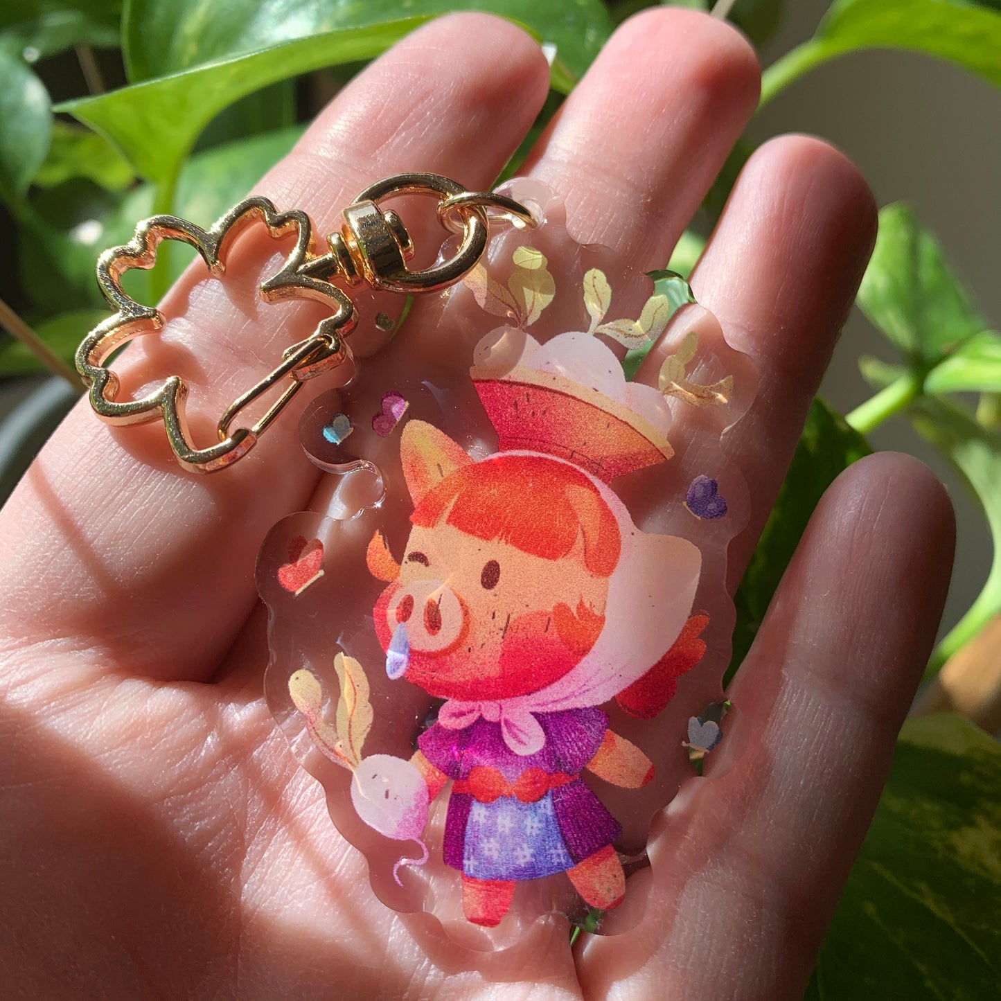 Daisy Mae Keyring | Juliana llavero | Animal Crossing Llavero | New Horizons | Llavero colgante regalo llaves mochila Keychain