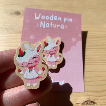 Pin de madera natural, Natura Animal Crossing New Horizons, Nintendo Switch Merengue
