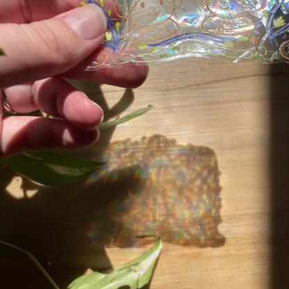 Wirt & Greg Suncatcher, OTGW Pegatina atrapasol reutilizable para ventana