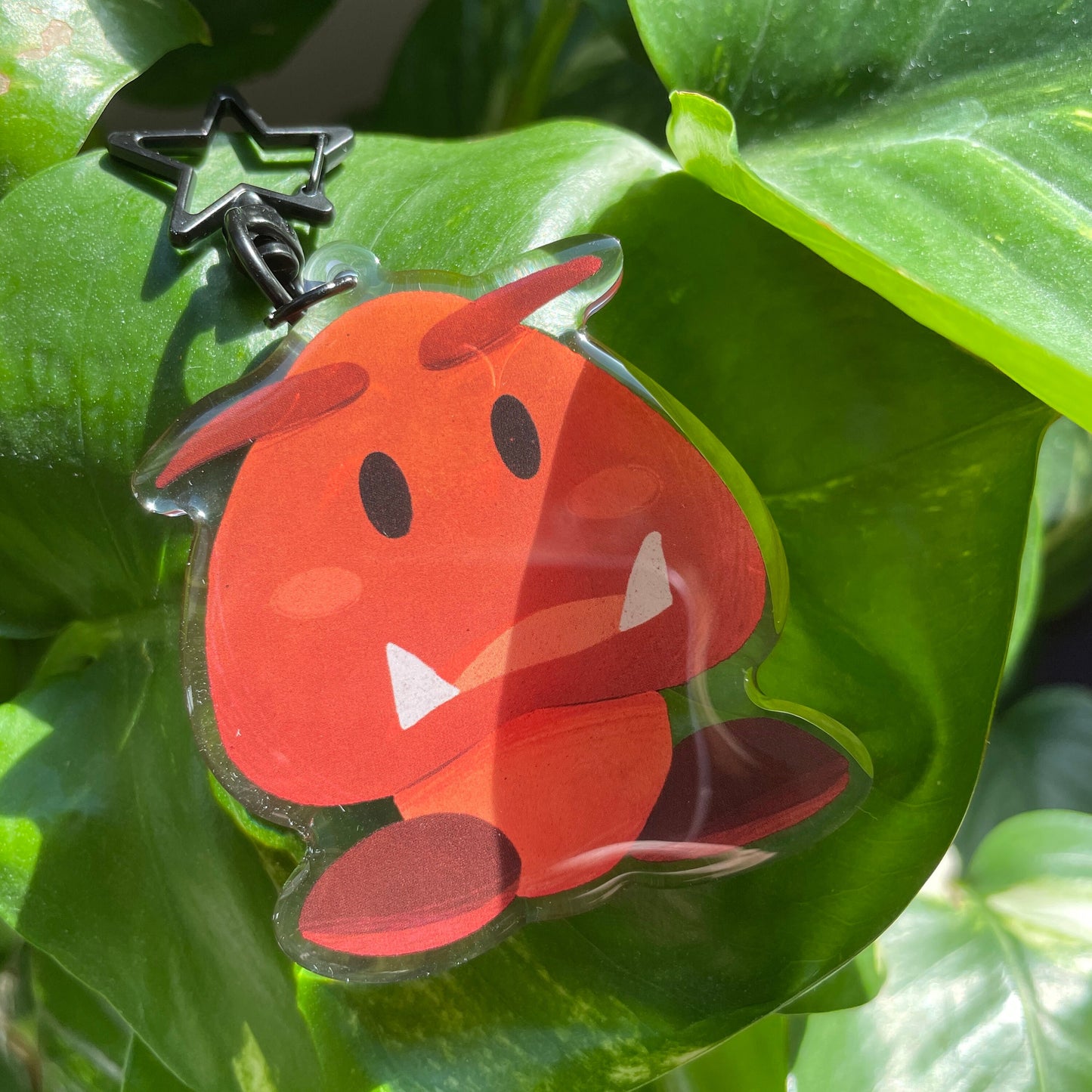 Llavero Goomba | Keyring Keychain Acrilico colgante regalo llaves mochila Keychain