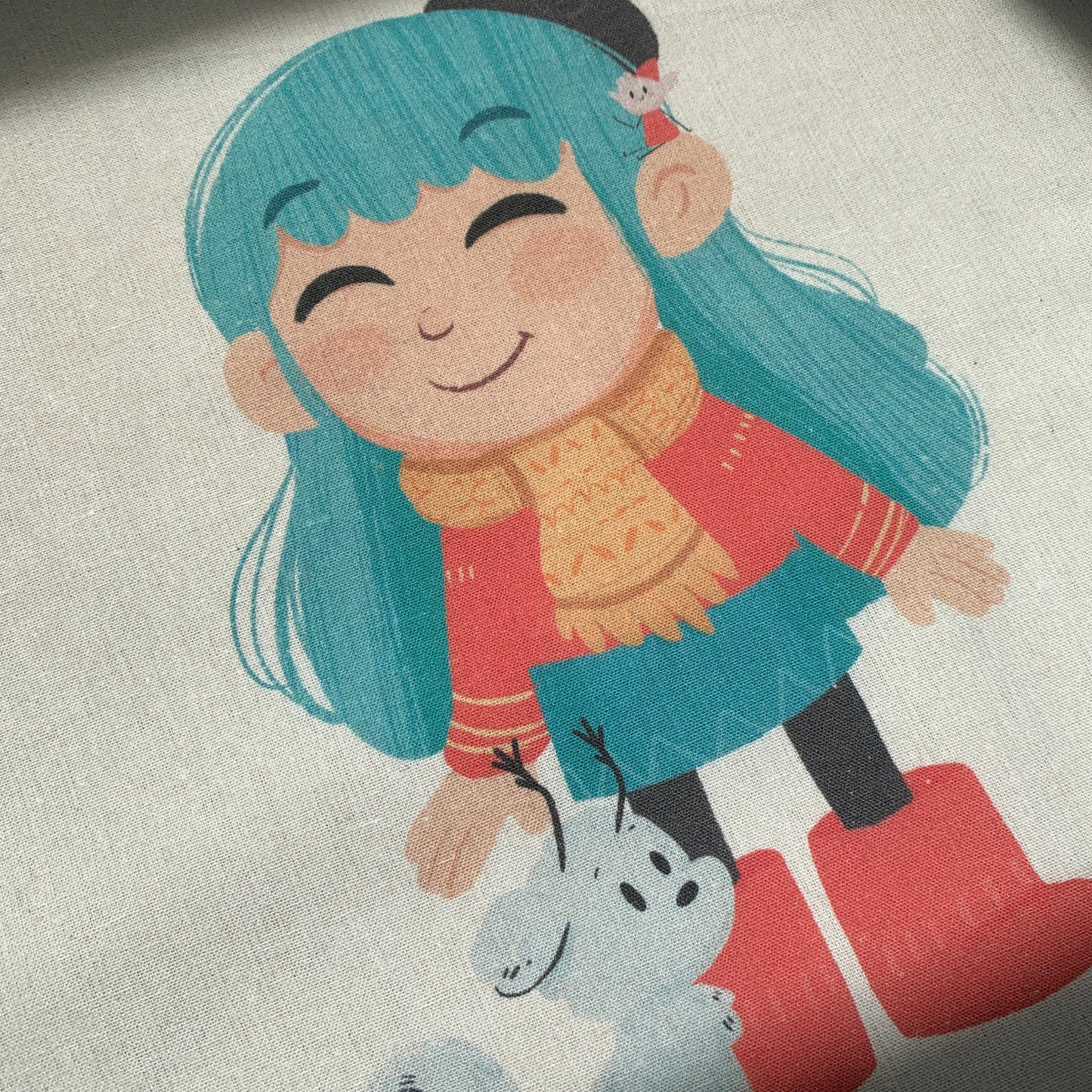Tote Bag Hilda | Totebag Fanart Hilda The Series | Netflix Fan Art 100% Cotton 40x40cm 16x16inch