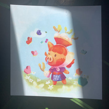 Print Daisy Mae ACNH | Illustration | Ilustracion | Original Character | OC | Art Print | Draw