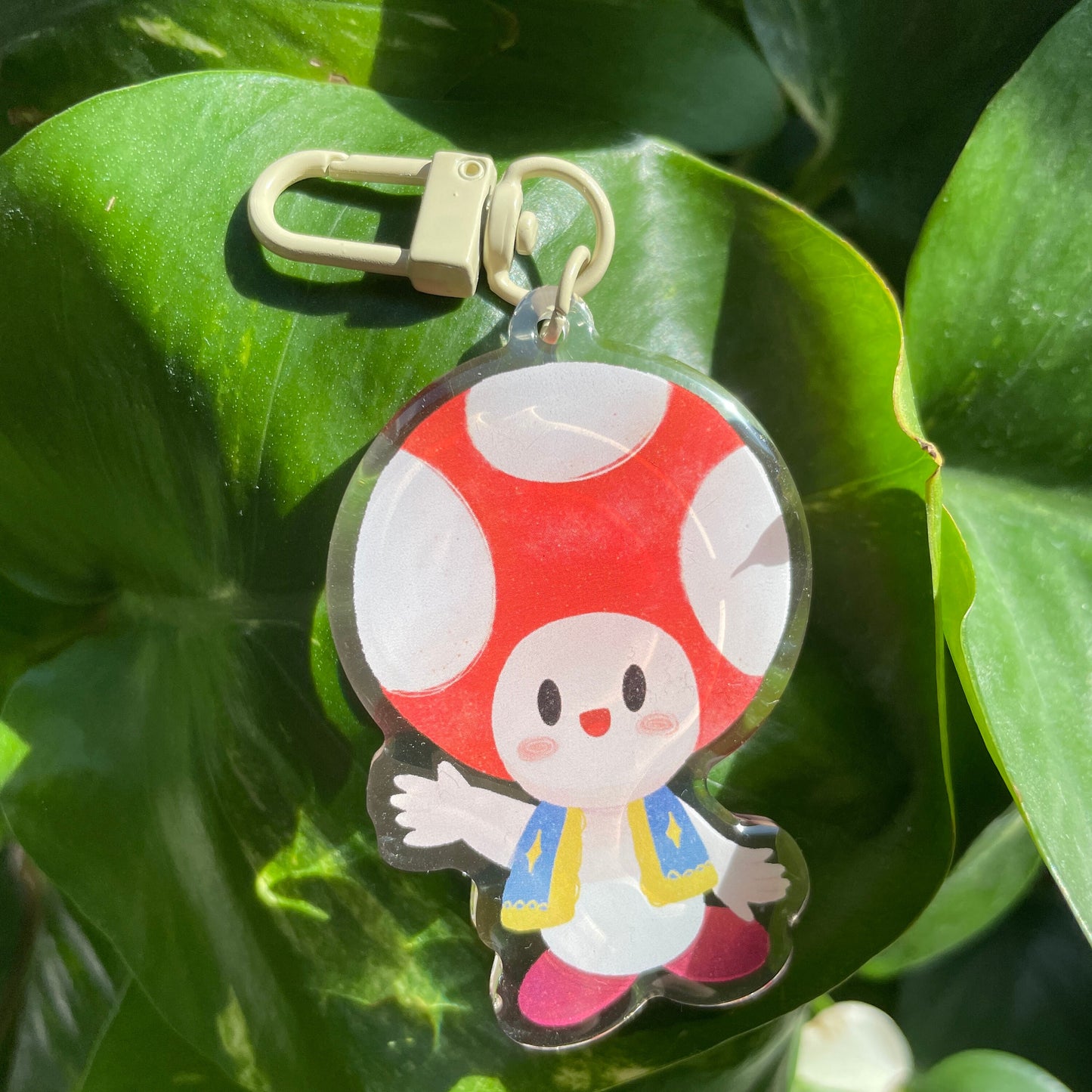 Llavero Toad | Keyring Keychain Acrilico colgante regalo llaves mochila Keychain