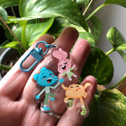 Gumball Llavero | Colgante regalo llaves mochila Keychain Keyring