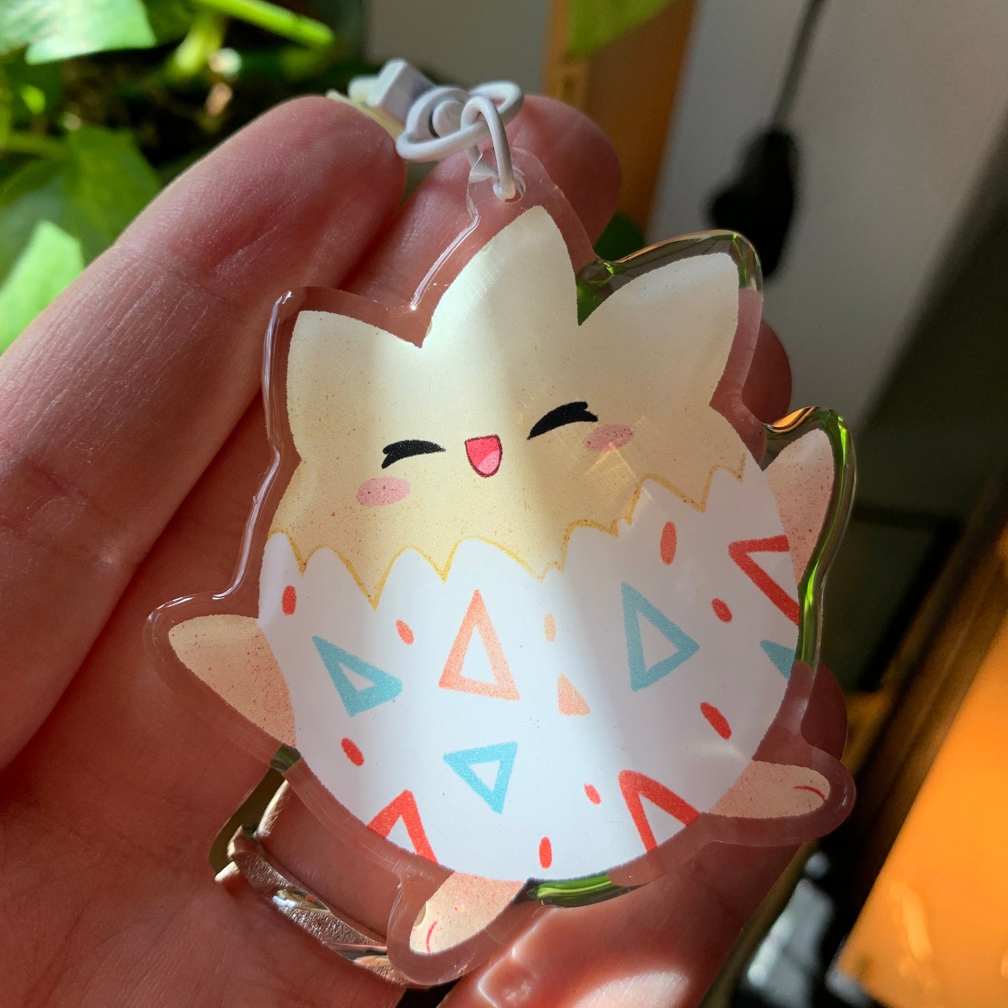Togepi-Poke Keyring | llavero | Fanart colgante regalo llaves mochila