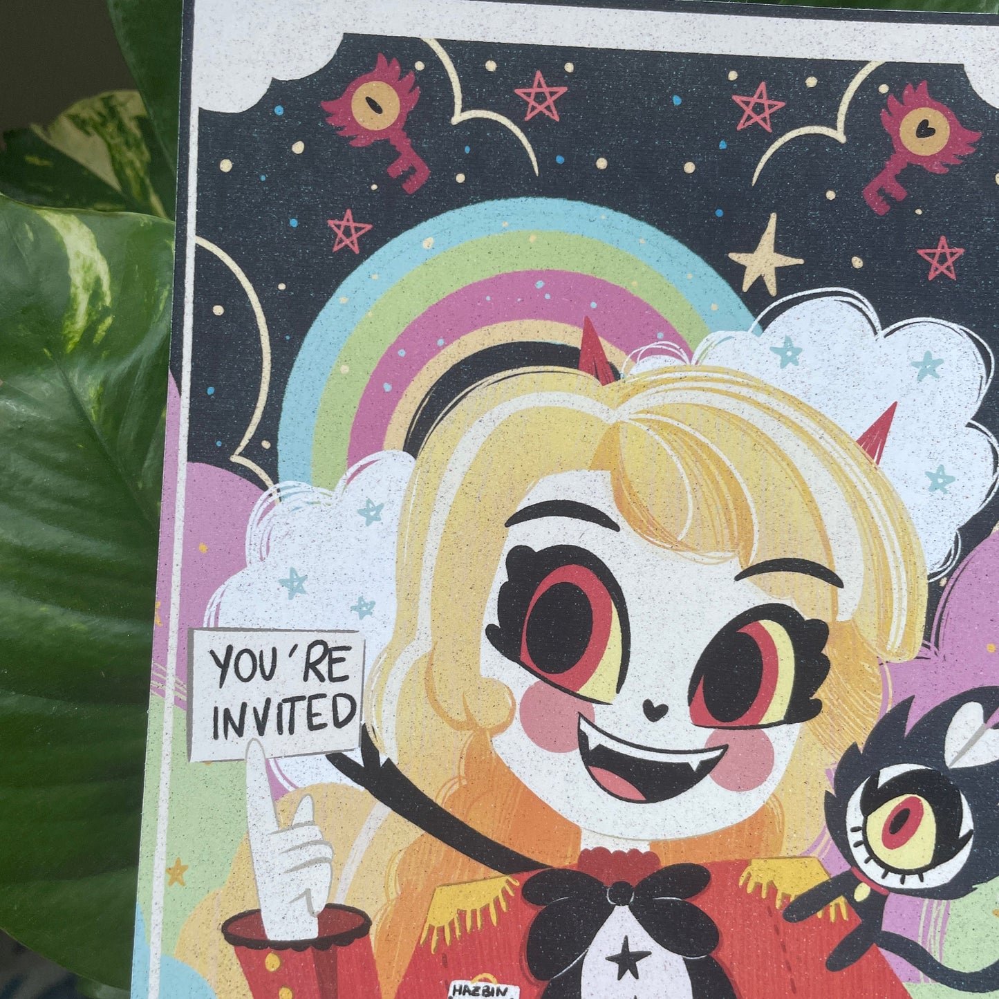 Print Hazbin Hotel Tamaño A5 | Fanart | Ilustración | Lámina ilustrada