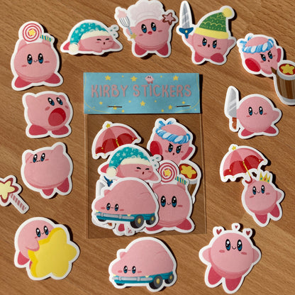 Pack Pegatinas Kirby: Stickers Pack Fanart
