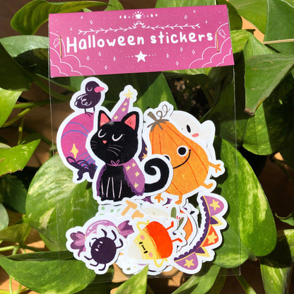Pack de Pegatinas Halloween, Pegatinas Otoñales Halloween