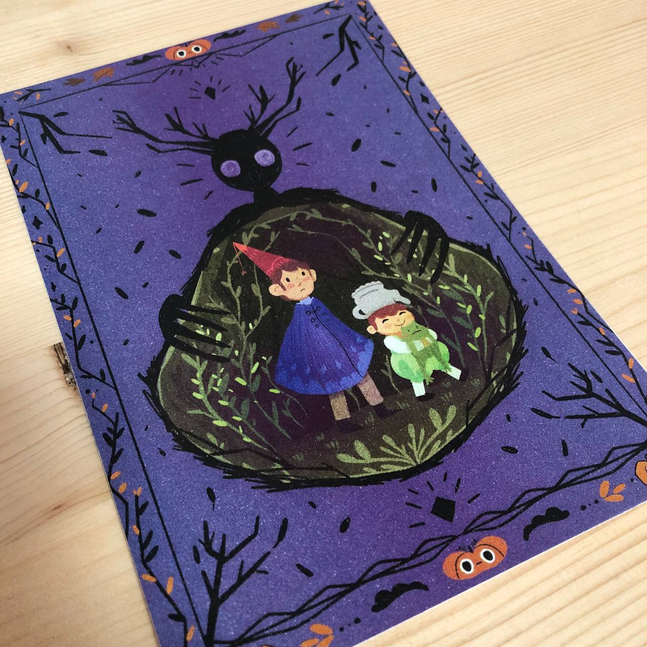 Print Más Allá del Jardín | Fanart Over the garden wall | Ilustración | Lámina ilustrada | Netflix