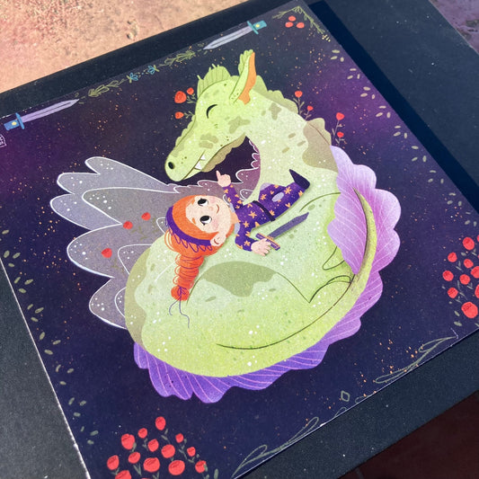 Print Dragon | Illustration | Ilustracion | Original Character | OC | Art Print | Draw