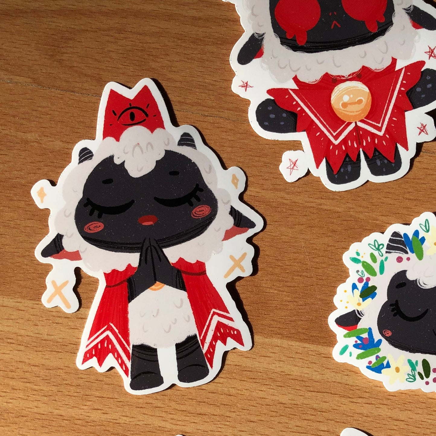 Pack Pegatinas Cult Of The Lamb | Stickers Pack | Fanart