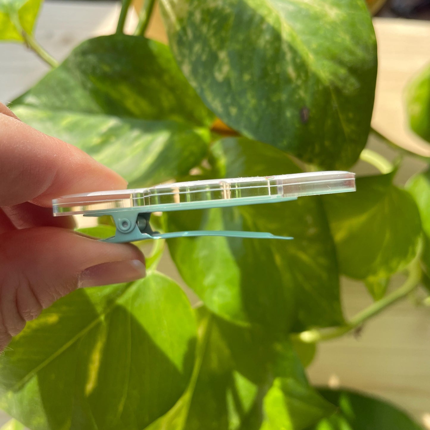 Pinza para el pelo inspirada en Cinnamoroll: pasador, horquilla, diseño brillante con glitter