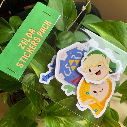 Pack Pegatinas Zelda | Zelda Stickers Pack | Illustration Fanart