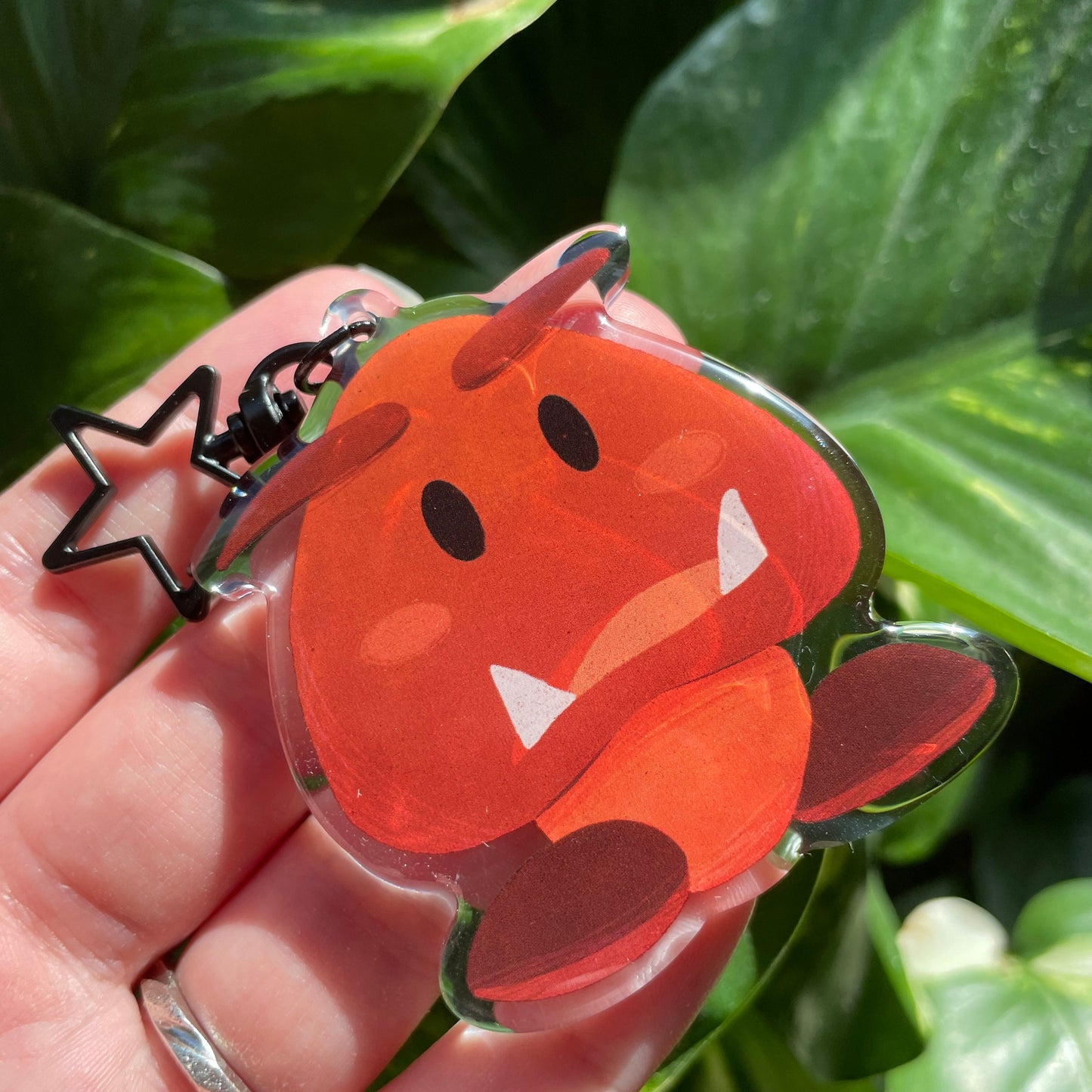 Llavero Goomba | Keyring Keychain Acrilico colgante regalo llaves mochila Keychain