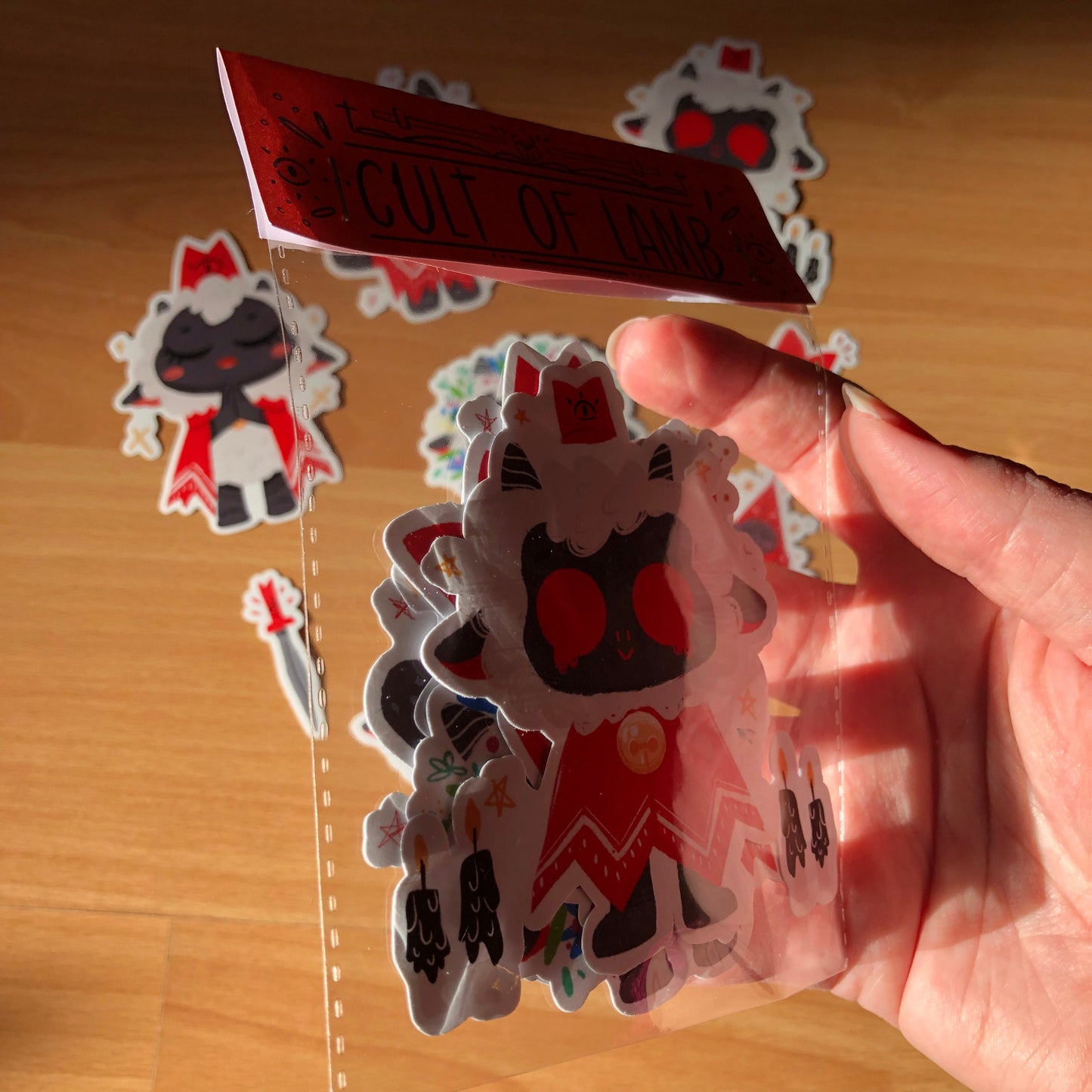Pack Pegatinas Cult Of The Lamb | Stickers Pack | Fanart